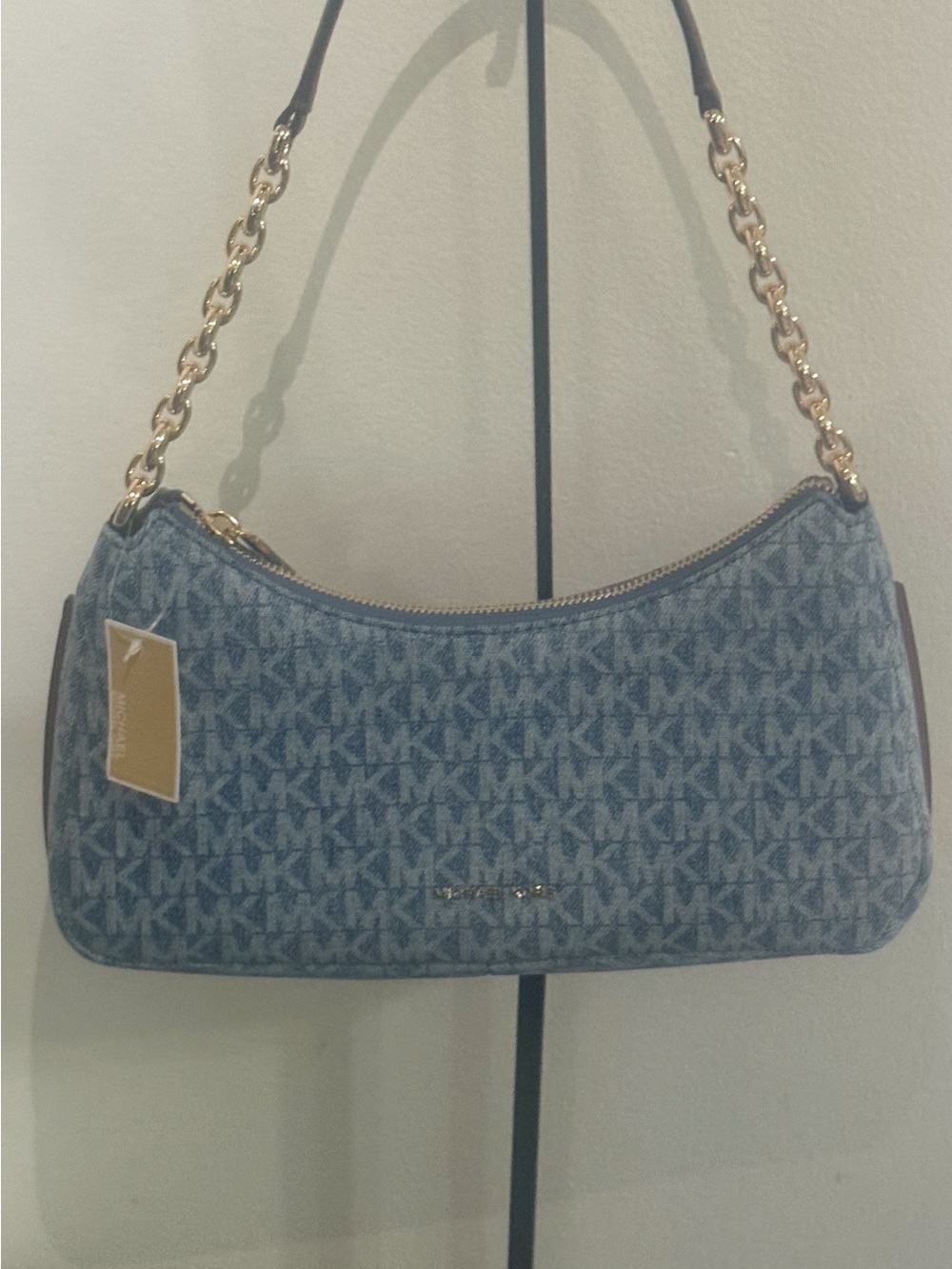NWT Nolita Medium Signature Denim Chain Pochette - Picture 6 of 10